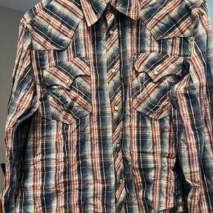 True Religion Multicolor Plaid Shirt